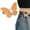 D, variant on Waist Tightener Clip Flower Jean Waist Tightener - No-Sew Adjustable Pants Clips for Loose Jeans Skirts, Metal Waistband Reducer Extender Adjustable Jeans Button