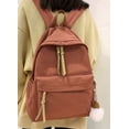 thumbnail image 5 of LinYooLi Fashion Canvas Nylon Backpack Satchel for Women Men, Large Shoulder Bag Removable Pendant, 5 of 5