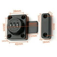 thumbnail image 2 of Heavy Duty Combination Sliding Bolt Lock Gate Shed Door Garage, 2 of 4