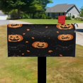 thumbnail image 3 of Happy Halloween Spooky Pumpkin Bat Mailbox Covers,Magnetic 18x21 Inch Mailbox Wrap Water Proof Reusable Fall Welcome Box Wraps for Rustic Farmhouse Home Decor, 3 of 5