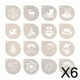 thumbnail image 1 of Plantillas de café,plantilla de café plantillas de arte latte para café,Plantillas de espuma de café para decorar cupcakes,Plantillas para decoración de café Herramienta para pasteles, 1 of 8