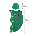 thumbnail image 2 of Disfraz de vegetales para niños Cosplay cómodo con sombrero vestido para niños suministros para fiesta de disfraces carnavales accesorios de edamame Yinane, 2 of 8