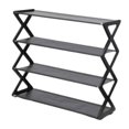 thumbnail image 2 of Shangren Shoe Rack Large Capacity Lightweight PP and Nonwoven Shelving Shoe Organizer Black, 2 of 8