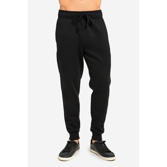 TheLovely Men's Heavyweight Cotton Blend Jogger Fleece Sweatpants