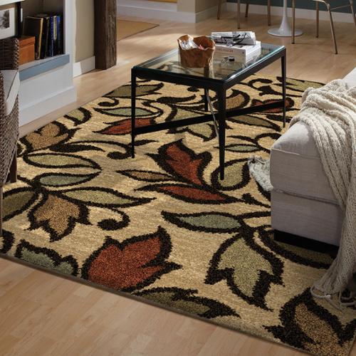 Carolina Weavers Orian Rugs Carolina Wild Getty Bisque 3'11" x 5'5