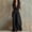 A_ Black Jumpsuits for Women, variant on Womens Stand Collar Sleeveless Half Button Cropped Jogger Jumpsuit with Side Pockets for Daily Blue S