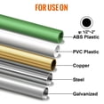 thumbnail image 1 of VEVOR Cable de calefacción de tubería autorregulable, cinta de calor de 60 pies 5 W/ft para protección contra congelamiento de tuberías, protege la manguera de PVC, tubería de metal y plástico de la, 1 of 9