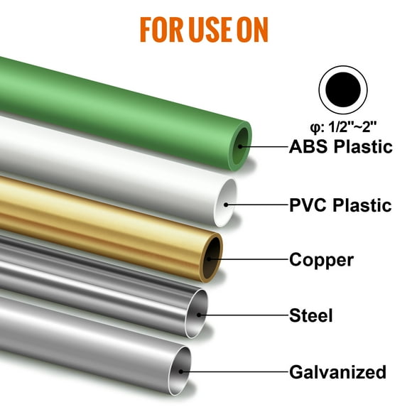 VEVOR Cable calefactor de tubería autorregulable, cinta termica de 100 pies 5 W/pie para protección contra congelación de tuberías, protege mangueras de PVC, tuberías de metal y plástico de la