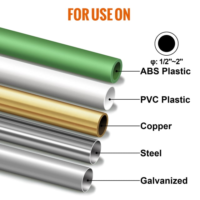 VEVOR Cable de calefacción de tubería autorregulable, cinta de calor de 60 pies 5 W/ft para protección contra congelamiento de tuberías, protege la manguera de PVC, tubería de metal y plástico de la