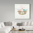 thumbnail image 3 of Trademark Fine Art 'Lovebirds III' Canvas Art by Courtney Prahl, 3 of 3