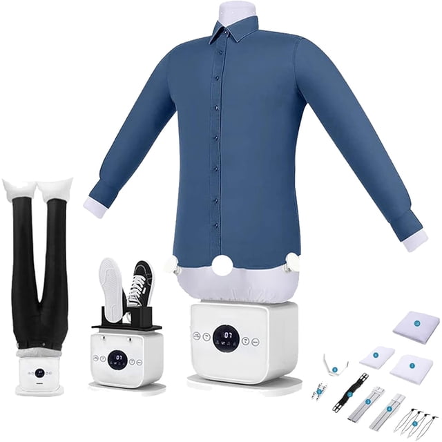 Aironox Automatic Ironing Machine, Scanovuss Ironing Machine, 360° Without Blind Spots Drying, Time & Temperature Adjustable, Pants-Gentle On All Fabrics