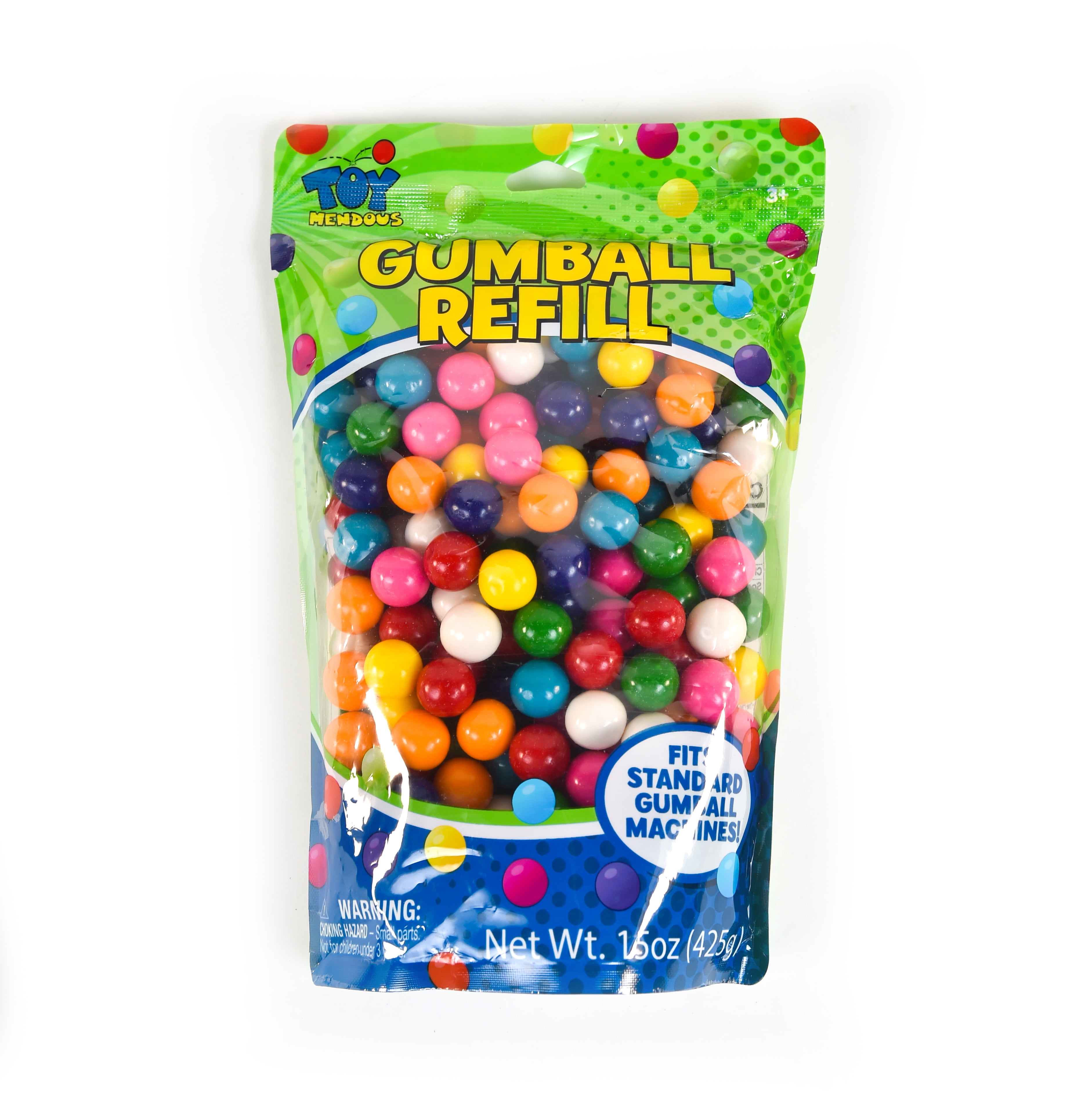 Toymendous Gum Refill, Assorted Flavors & Colors, Children Ages 3+