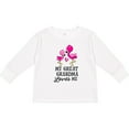 thumbnail image 3 of Inktastic My Great Grandma Loves me with Two Flamingos Boys or Girls Long Sleeve Toddler T-Shirt, 3 of 5