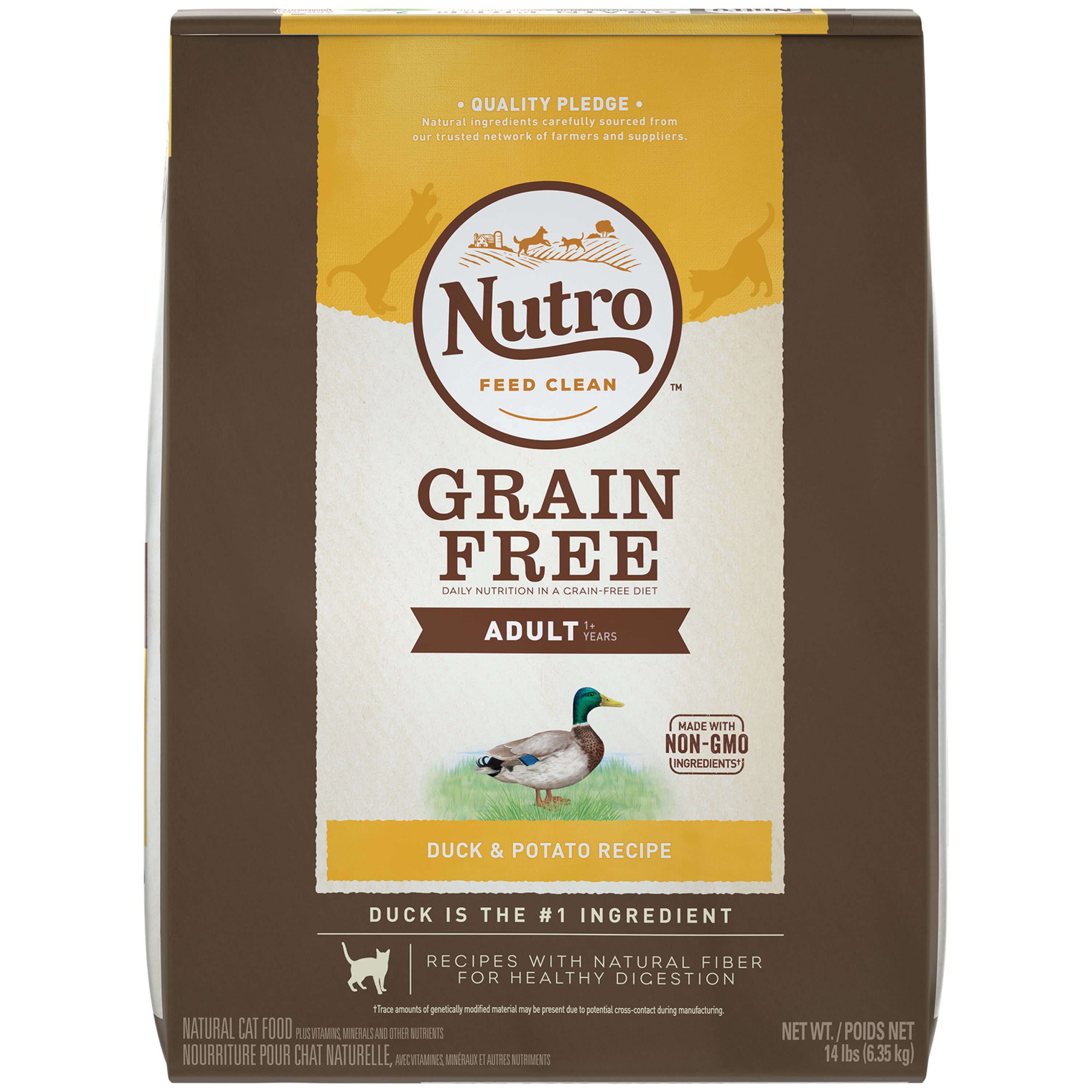 nutro duck and potato cat food