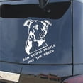 thumbnail image 3 of Ban Stupid People Not Breed Pitbull Auto Car Styling Sticker Body, 3 of 5
