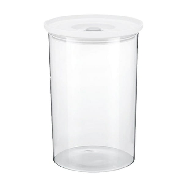Yhmxh Utensilios de cocina Frasco sellado al vacío, frasco de cáscara de mandarina, frasco de vidrio de grado alimenticio, frasco de almacenamiento de granos de cocina, frasco de té, estilo moderno