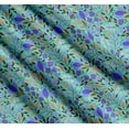 thumbnail image 3 of Soimoi Green Cotton Poplin Fabric Artistic Leaf & Floral Decor Fabric Printed Yard 42 Inch Wide, 3 of 7