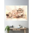 thumbnail image 2 of Up Movie - Carl And Ellie Poster Wall Art, Modern Wall Decor For Living Room Bedroom, 12x18 UNFRAMED, 2 of 3