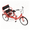 red, variant on WEIMMIN Tricycle Cruiser 24 Inch 7-Speed 550 Lb Capacity Adult with Rear Passenger Seat and Large Cargo Basket