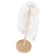thumbnail image 2 of Peluca de muñeca de pelo artificial de seda de alta temperatura, pelo largo y rizado para muñeca de 1/6 de 15,5 a 17 cm, color blanco lunar, 2 of 14