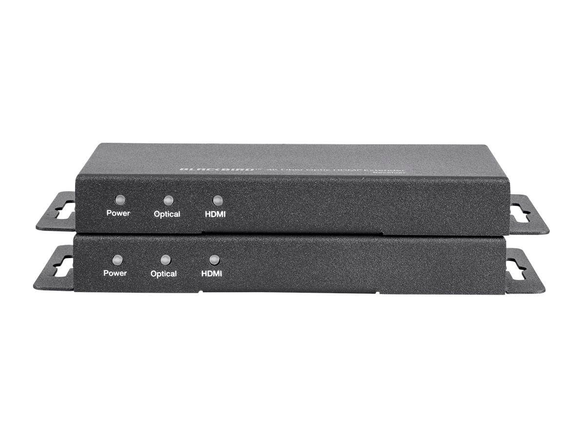 Monoprice Blackbird 4K Fiber Optic HDMI Extender, 3300feet, 1000m, 4k@60Hz,  IR, RS-232, HDMI 2.0 Support 