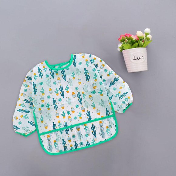 Bavoir d'Alimentation pour Bébé Tablier de Dîner Blouse d'Alimentation pour Garçons Nourrisson Bébé