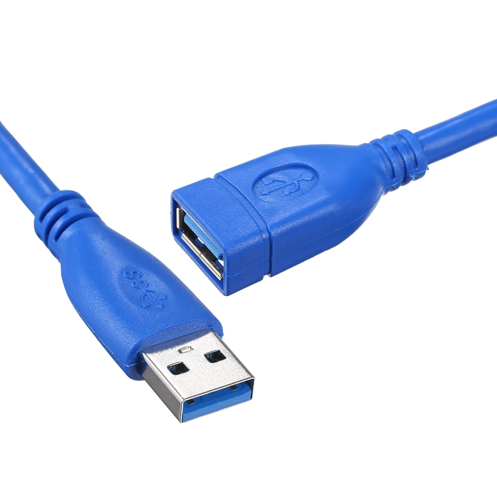 Full copper black USB extension cable 1.5 m USB male A//F data