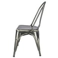 thumbnail image 5 of Polished Gunmetal with High Gloss Tolix Chair, 5 Chair Bundle by Chivari, 5 of 13