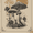 Vintage Mushroom Drawing, variant on Qisvanset Bunny And Flowers Canvas Print 15.75x11.81 Inches