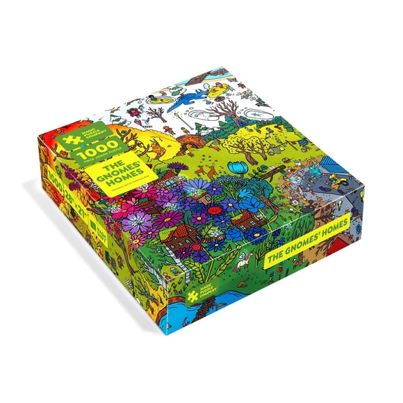 The Gnomes' Homes • 1000 Piece Jigsaw Puzzle from The Magic Puzzle Company • Series Three