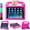 Pink, variant on SUPNICE Kids Case for iPad Mini 1/2/3/4/5 7.9-inch, Light Weight Shockproof Handle Kickstand Cover for iPad Mini 5th/4th/3rd/2nd/1st Generation, Black