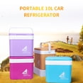thumbnail image 4 of Refrigerador portátil de 10L para coche, cubo de hielo, minirefrigerador y, 4 of 8