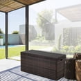 thumbnail image 4 of O'force Simple And Practical Outdoor Deck Box Storage Box Brown Gradient, 4 of 9