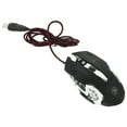 thumbnail image 1 of ORDDIART 1Pack Black ABS Adjustable DPI Ergonomic Mouse for Computer Gamers and Office Workers 13X8X4CM, 1 of 5