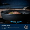 thumbnail image 3 of T-fal StoneShield 10pc Cookware Set, Non-Stick, Anti-Warp, Rock Texture, Dishwasher & Oven Safe, Easy to Clean, 3 of 7