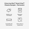 thumbnail image 3 of Cricut Joy Xtra Smart Vinyl  Permanent Sampler, Classics (3 ct), 9.5" x 12", 3 of 7