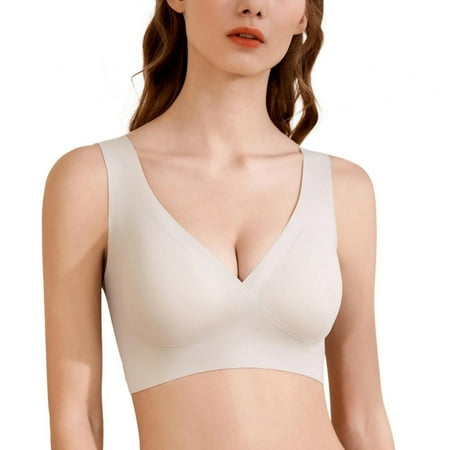 

Women Seamless Nursing Bra Wirefree Maternity Breastfeeding Bras Padded Wireless Bralettes