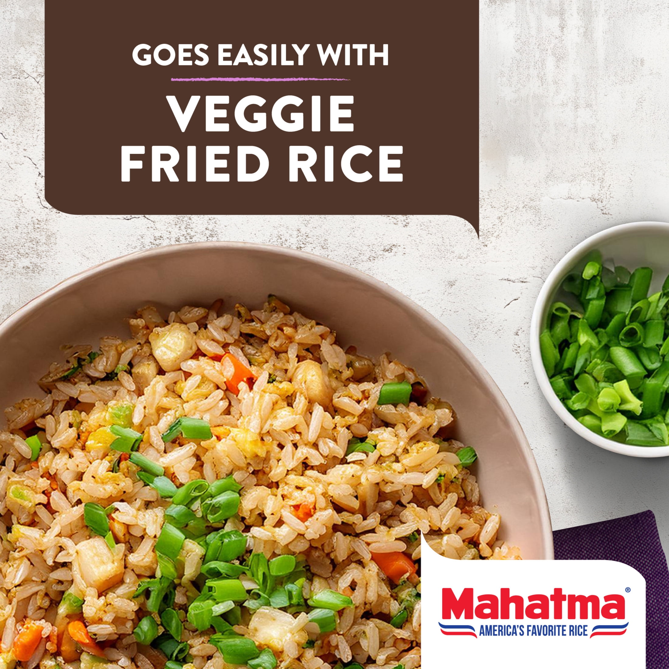 Mahatma Jasmine Brown Rice, Thai Fragrant Whole Grain Rice, 2 lb Bag