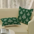 thumbnail image 5 of Christmas Pillow Covers 18x18 Inch 2 Pcs Sage Green Cream Christmas Trees Decor Throw Pillows Winter Xmas Holiday Outdoor Farmhouse Decoration Pillowcase Linen Cushion Cover for Couch Sofa Bed, 5 of 5