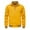 W01-Yellow, variant on JUUYY Men's Autumn and Winter Stand Collar Casual Zipper Jacket Outdoor Sports Coat Windbreaker Solid Color Jacket Yellow XXL