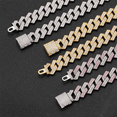 thumbnail image 6 of Block Chain Necklace & Bracelet Set (14mm, Gold), 6 of 6