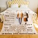 thumbnail image 2 of LHSHID Romantic Marry 50th Anniversary Fleece Throw Blankets Gift Happy 50th Anniversary Wedding Valentine Gifts for Her Wife Husband Mom Dad Grandpa Grandma 30"x40", 2 of 6