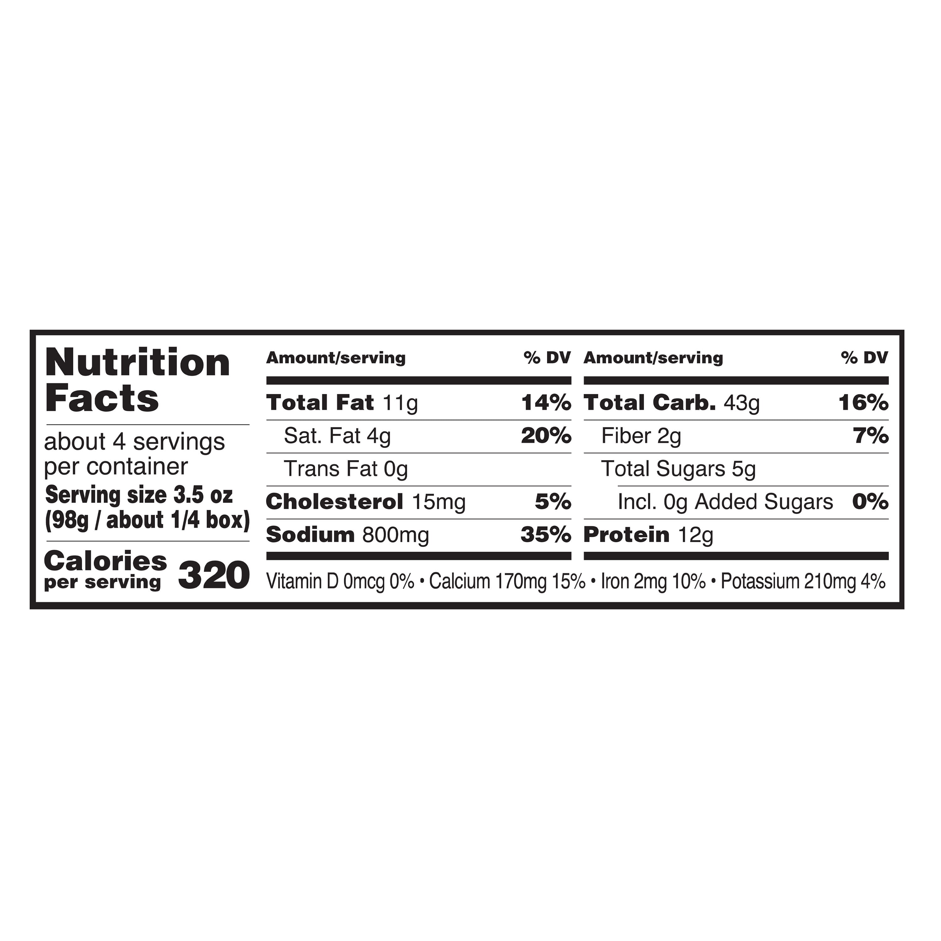 (3 pack) Great Value Artisan Crafted Havarti Cheddar Macaroni & Cheese, 12 oz (Shelf Stable)