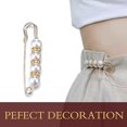 thumbnail image 3 of 10pcs Brooch Pins for Women Clothes Buckle Clips Brooch Large Safety Shawl Pins Multifunction Scarf Waist Change Fashion, 3 of 6