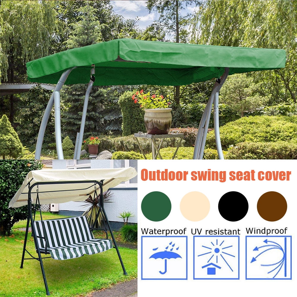 Replacement Roof Garden Swing Universal 3 Seater UV 50 Replacement Cover Sun Canopy Waterproof Swing Roof