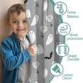 thumbnail image 3 of Blackout Kids Curtains,Halloween Ghost Pattern Childrens Insulated Curtains Set Of 2,Bedroom Essentials,Toddler Room Decor 42"x54", 3 of 5