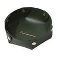 thumbnail image 1 of Bandeja organizadora pequeña de almacenamiento de cuero sintético ABS | Organizador de escritorio para mesa de noche, entrada de coche | Para llaves, cartera, dinero en efectivo, joyas, teléfono, 1 of 1