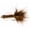 Brown, variant on Creative Angler Gold Bead Flash A Bugger Fly Fishing Flies for Trout