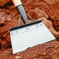 thumbnail image 3 of Ghojet 9.8inch Multifunctional Outdoor Garden Shovel Heavy Duty Steel Cleaning Shovel Flat Shovel Ice Shovel Sharp Planting Weeding Farm Tool for Weeds and Moss Ice Floor, 3 of 10