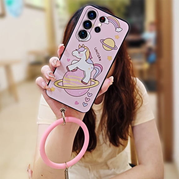 KBS-Phone Case For Samsung Galaxy S25 Ultra, Waterproof Dirt-resistant Anti-knock Cute Soft Case Youth Ring Protective Creative heat dissipation Solid Color Funny Back Cover Personality